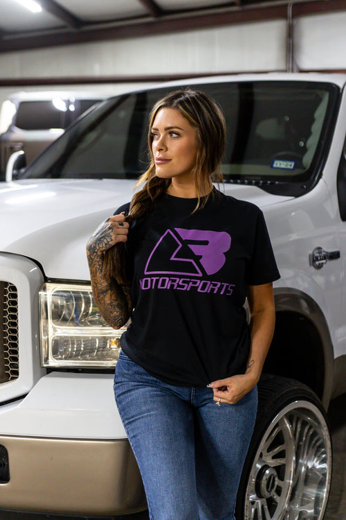 Purple LB Logo Tee - Unisex