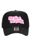 Hot Girls Hit Curbs Black Foam Trucker Hat